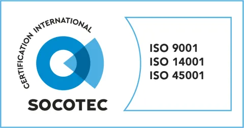 Certifications ISO 9001, 14001 et 45001 - SOCOTEC