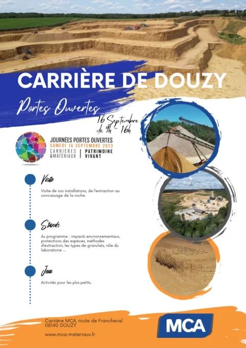 Journée Portes Ouvertes 2023 à la Carrière de Douzy