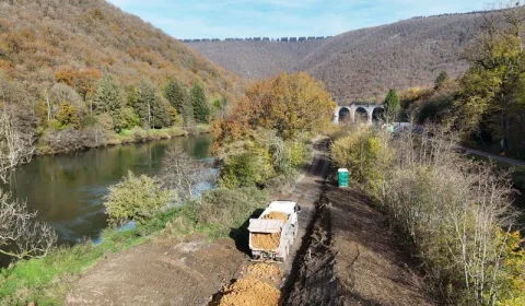 Chantier du côté de Laifour